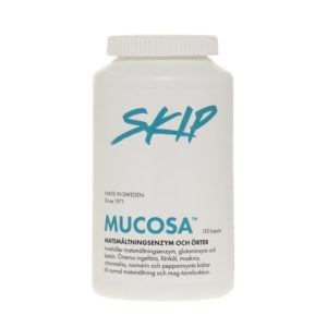 SKIP Mucosa Fordøyelsesenzym. For mage- og tarmfunksjon. 150 Kapsl.