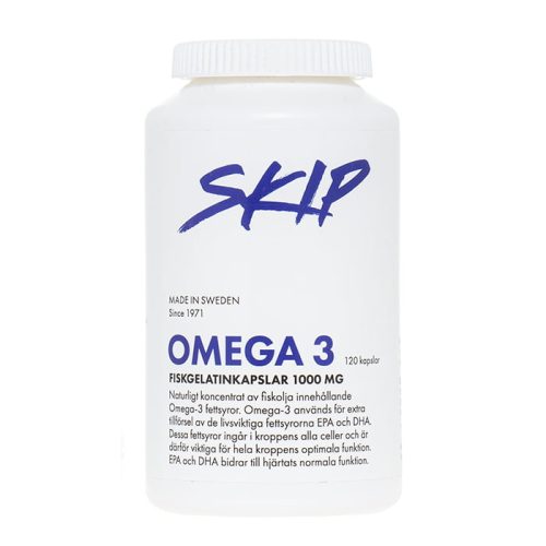 SKIP Omega-3, 1000 mg, 120 Kapsl.
