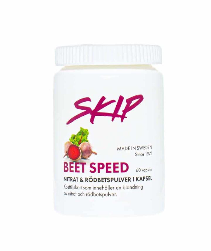 SKIP Beet Speed, Rødbetpulver. 60 Kapsl.