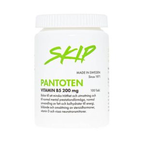 pantoten-e1617963001907-1.jpg SKIP B Vitamin, Pantoten B5, 100 Tabl.