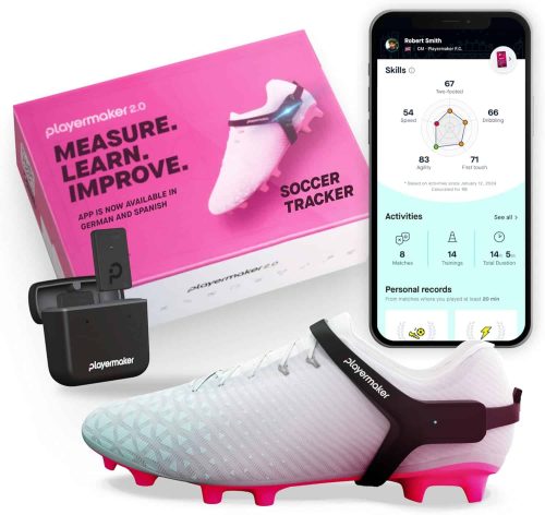Playermaker 2.0, AI Soccer Performance Tracker. Full kit
