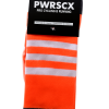 Power Socks, løpe- og sykkelsokker, Orange/hvit/sort