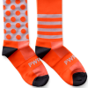 Power Socks, løpe- og sykkelsokker, Orange/hvit/sort