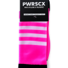 Power Socks, løpe- og sykkelsokker, Rosa/hvit/sort