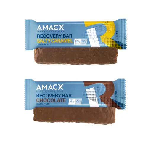 Amacx Recovery Bar - 20g protein - 22g carbs | 12 PK