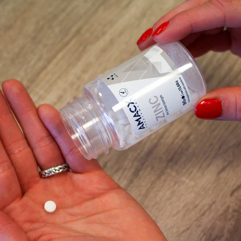 Amacx Zinc 90 Sugetabletter med frisk sitronsmak
